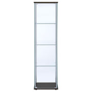 Bellatrix 4-shelf Clear Glass Curio Cabinet