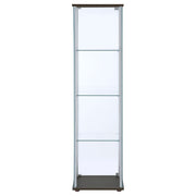 Bellatrix 4-shelf Clear Glass Curio Cabinet
