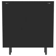 Dalia 2-door Accent Storage Cabinet with Shelving Black