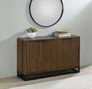 Ryatt 4-door Engineered Wood Accent Cabinet Dark Pine Default Title