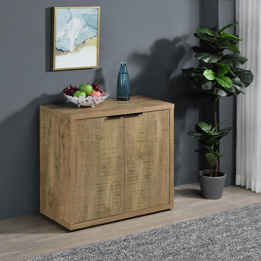 Pepita 2-door Engineered Wood Accent Cabinet Mango Brown Default Title
