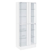 Cabra 4-door LED Curio Display Cabinet High Gloss