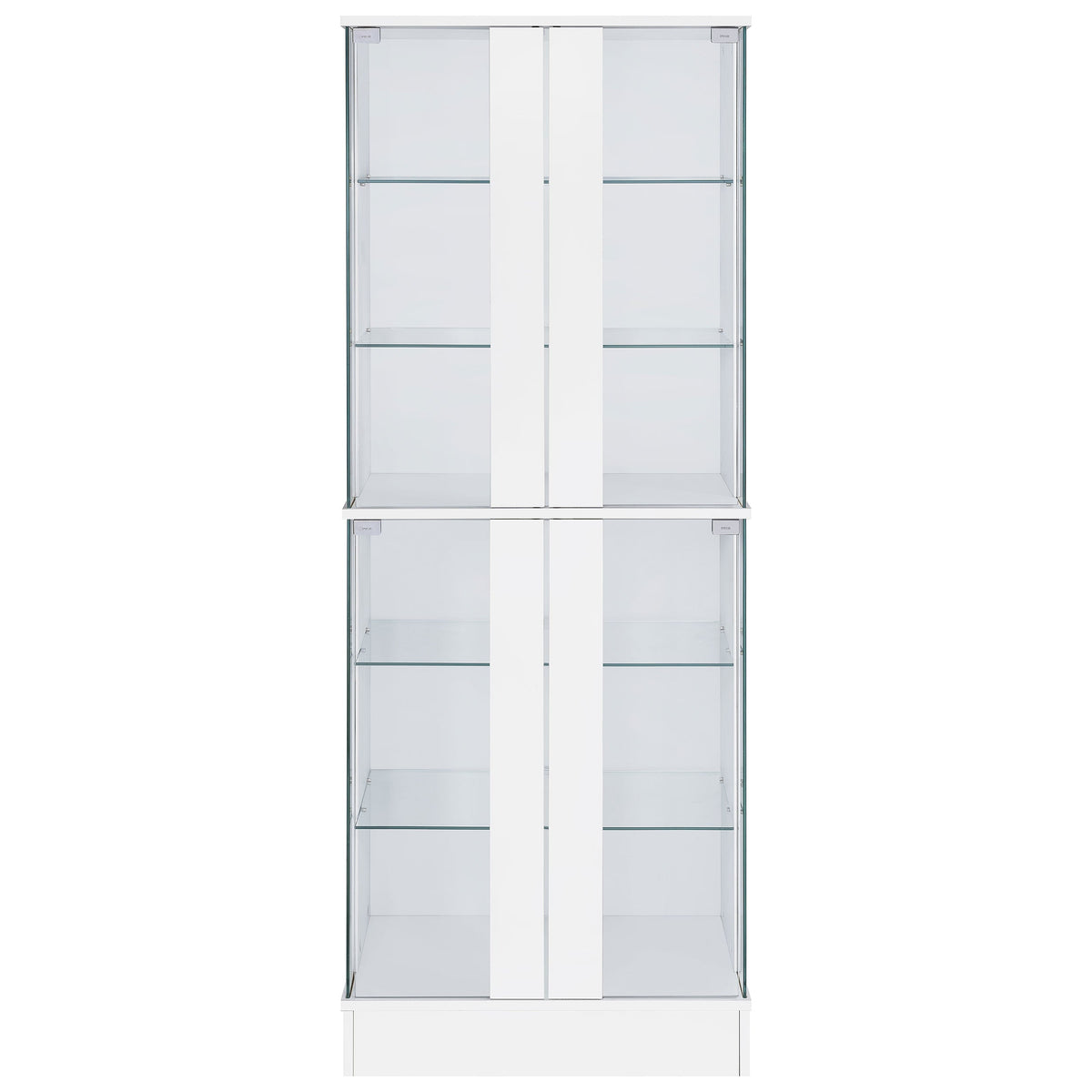 Cabra 4-door LED Curio Display Cabinet High Gloss