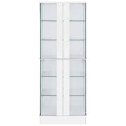 Cabra 4-door LED Curio Display Cabinet High Gloss