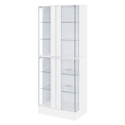 Cabra 4-door LED Curio Display Cabinet High Gloss
