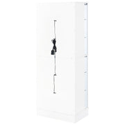 Cabra 4-door LED Curio Display Cabinet High Gloss