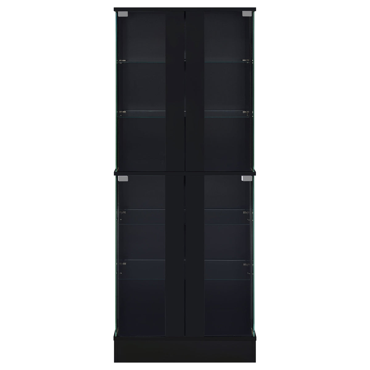 Cabra 4-door LED Curio Display Cabinet High Gloss