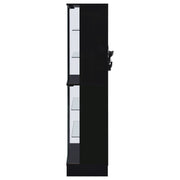 Cabra 4-door LED Curio Display Cabinet High Gloss