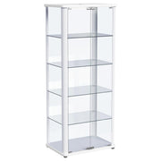 Aero 5-shelf Display Curio Cabinet with LED