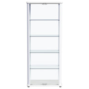 Aero 5-shelf Display Curio Cabinet with LED