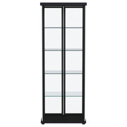 Aero 5-shelf Display Curio Cabinet with LED