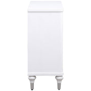 Cardella 2-door Mandala Accent Cabinet Distressed White