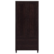Wadeline 2-door Tall Accent Storage Cabinet Rustic Tobacco