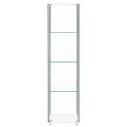 Bellatrix 4-shelf Clear Glass Curio Cabinet