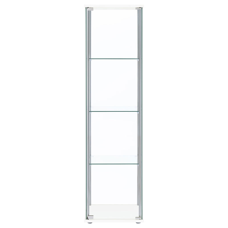 Bellatrix 4-shelf Clear Glass Curio Cabinet