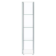 Bellatrix 4-shelf Clear Glass Curio Cabinet