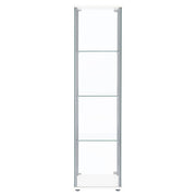 Bellatrix 4-shelf Clear Glass Curio Cabinet