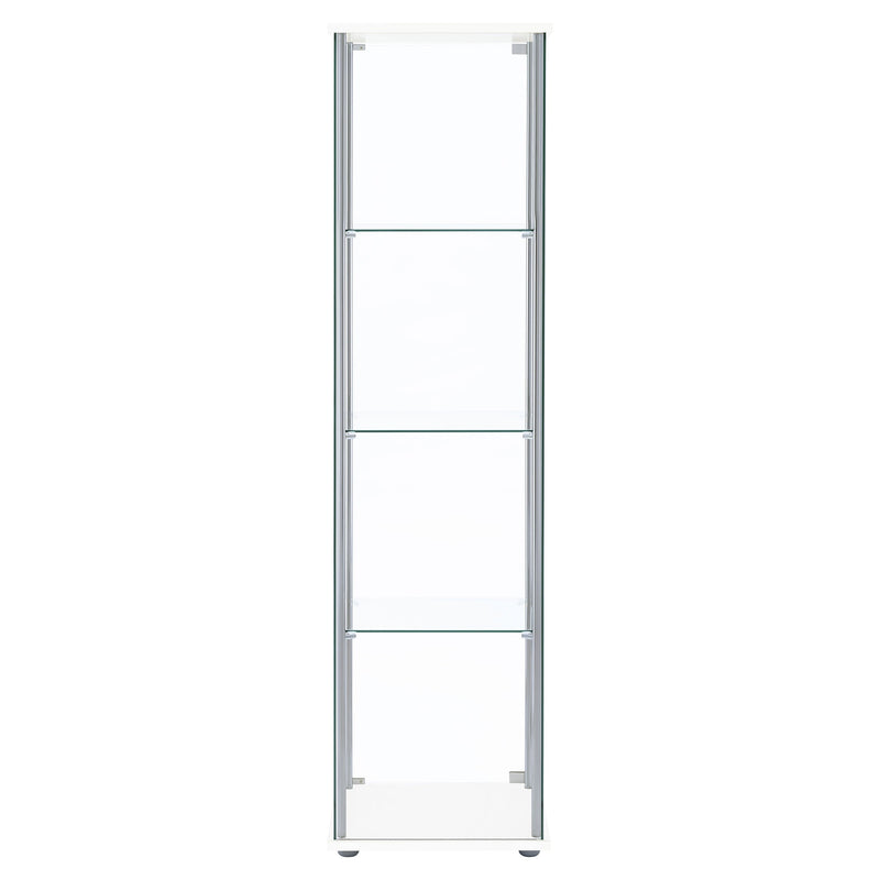 Bellatrix 4-shelf Clear Glass Curio Cabinet