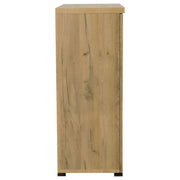 Bristol 6-shelf Engineered Wood Shoe Cabinet Golden Oak