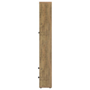 Hawthorne 4-shelf Glass Door Tall Cabinet with Drawers