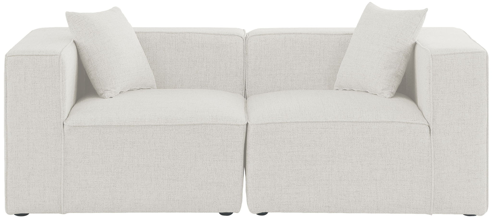 Cube - Linen Modular 2 Seat Sofa