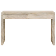 Rickman 2-drawer Wood Entryway Console Table White Washed