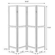 Mattison 4-Panel Room Divider Folding Shoji Screen