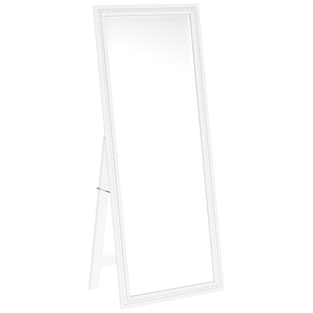 Windrose 28 x 67 Inch Tempered LED Standing Mirror