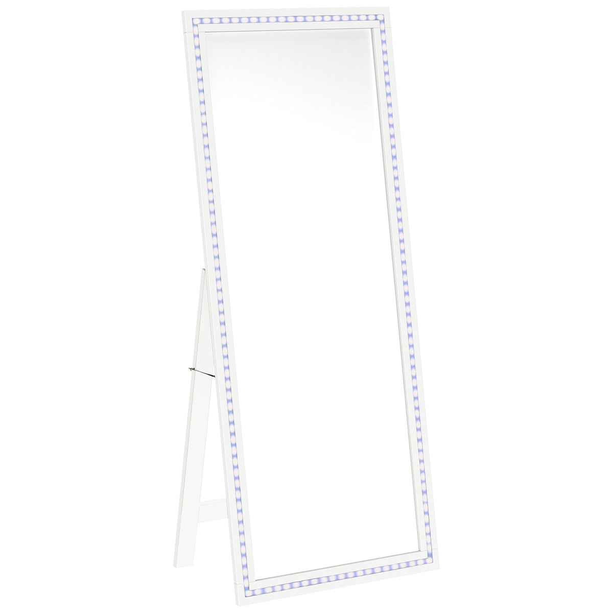 Windrose 28 x 67 Inch Tempered LED Standing Mirror