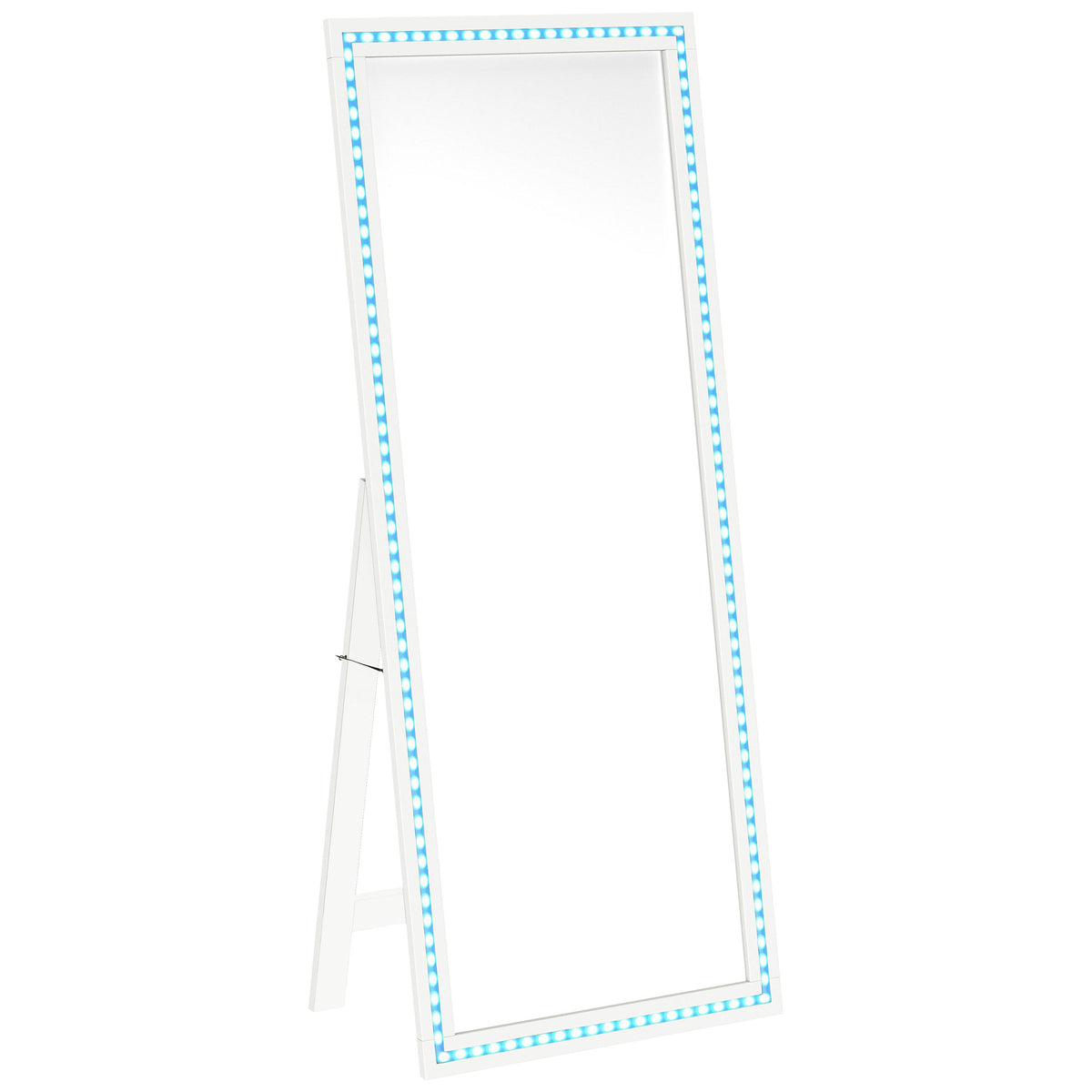 Windrose 28 x 67 Inch Tempered LED Standing Mirror