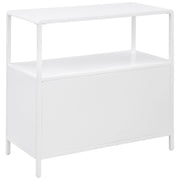 Amherst 2-door Radio Weave Cane Metal Accent Cabinet