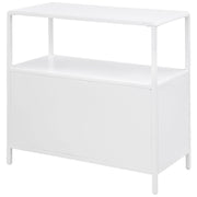 Amherst 2-door Radio Weave Cane Metal Accent Cabinet