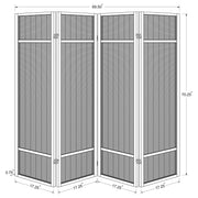 Pearce 4-panel Bamboo Room Divider Folding Screen Natural