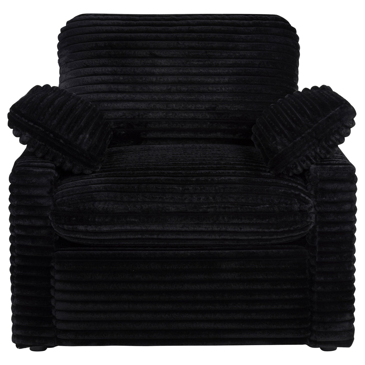 Collins Upholstered Power Recliner Chair Black