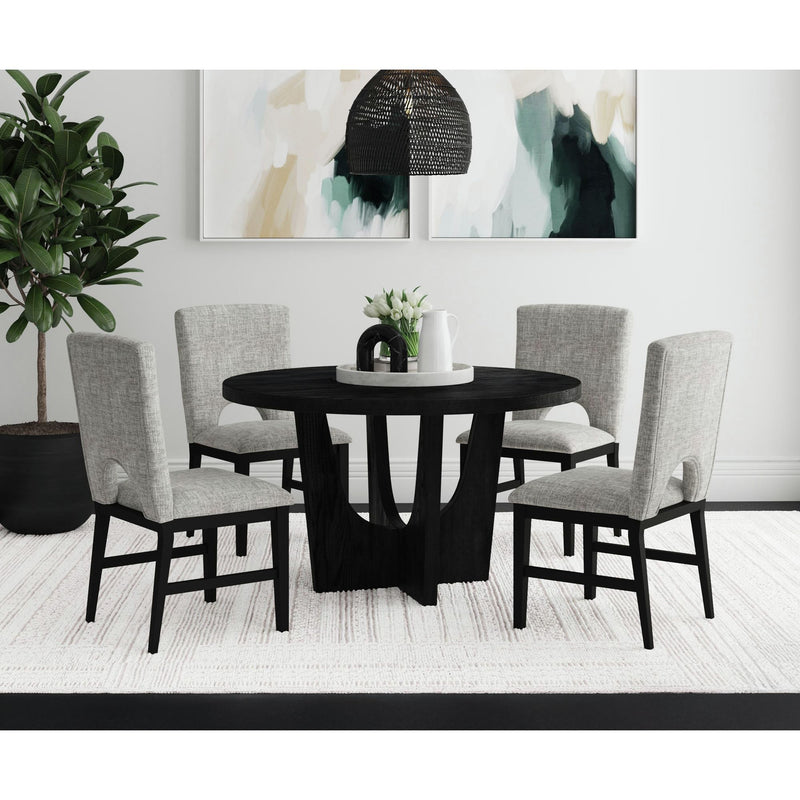 Oregon - 5 Piece Standard Height Dining Set (Round Table And Four Chairs)
