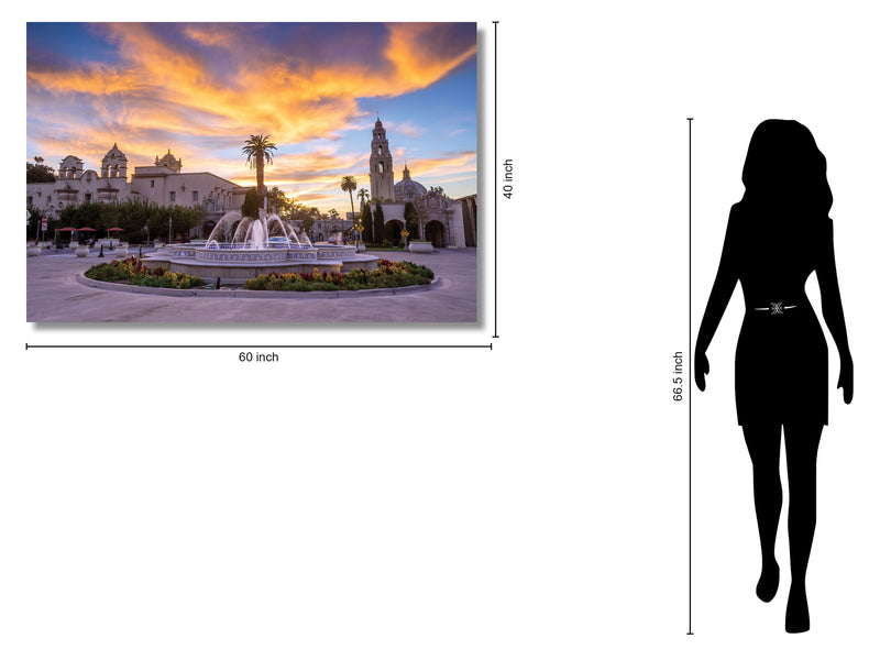 Temp Glass With Foil - San Diego Balboa Park - Gray
