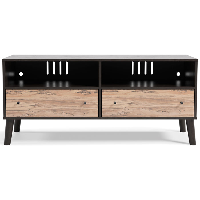 Piperton - Brown / Natural - Medium TV Stand