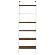 Owens 96-inch 6-shelf Wall Bookshelf Walnut