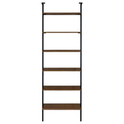 Owens 96-inch 6-shelf Wall Bookshelf Walnut