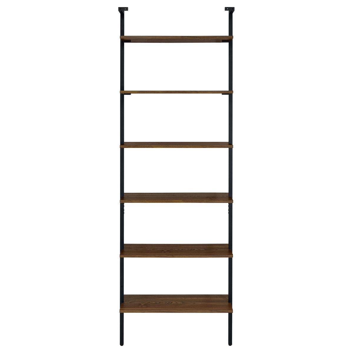 Owens 96-inch 6-shelf Wall Bookshelf Walnut