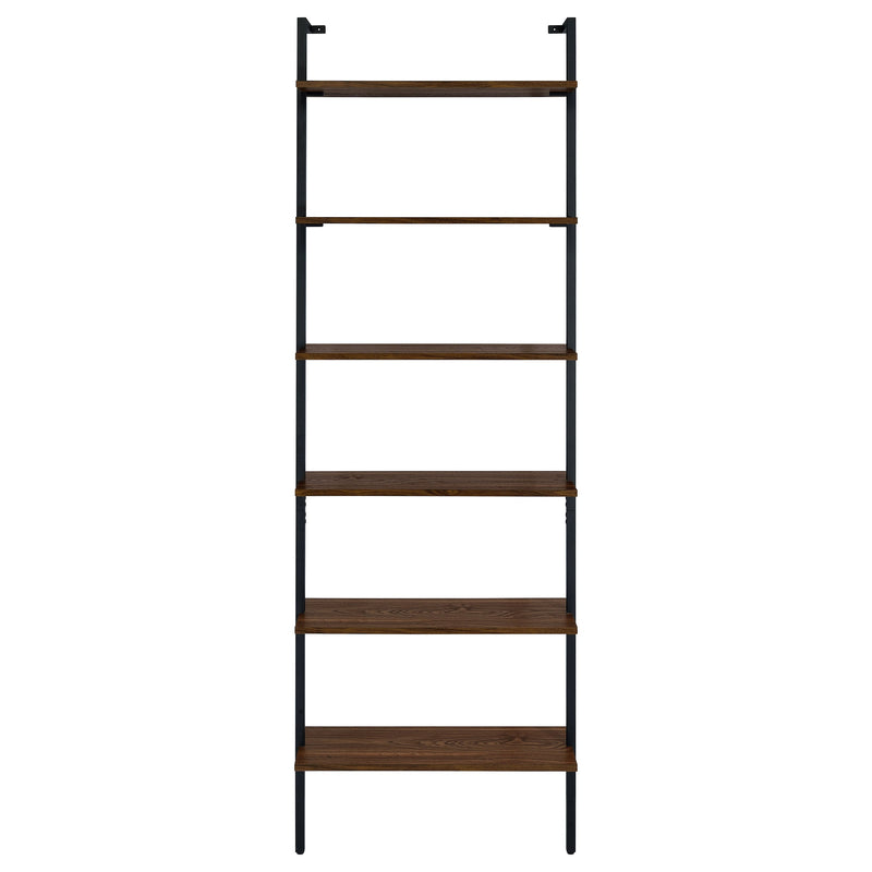 Owens 3-piece 96-inch Wall Mounted Bookshelf Set Walnut