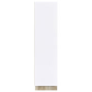 Dalton 65-inch 6-shelf Bookcase White and Distressed Pine
