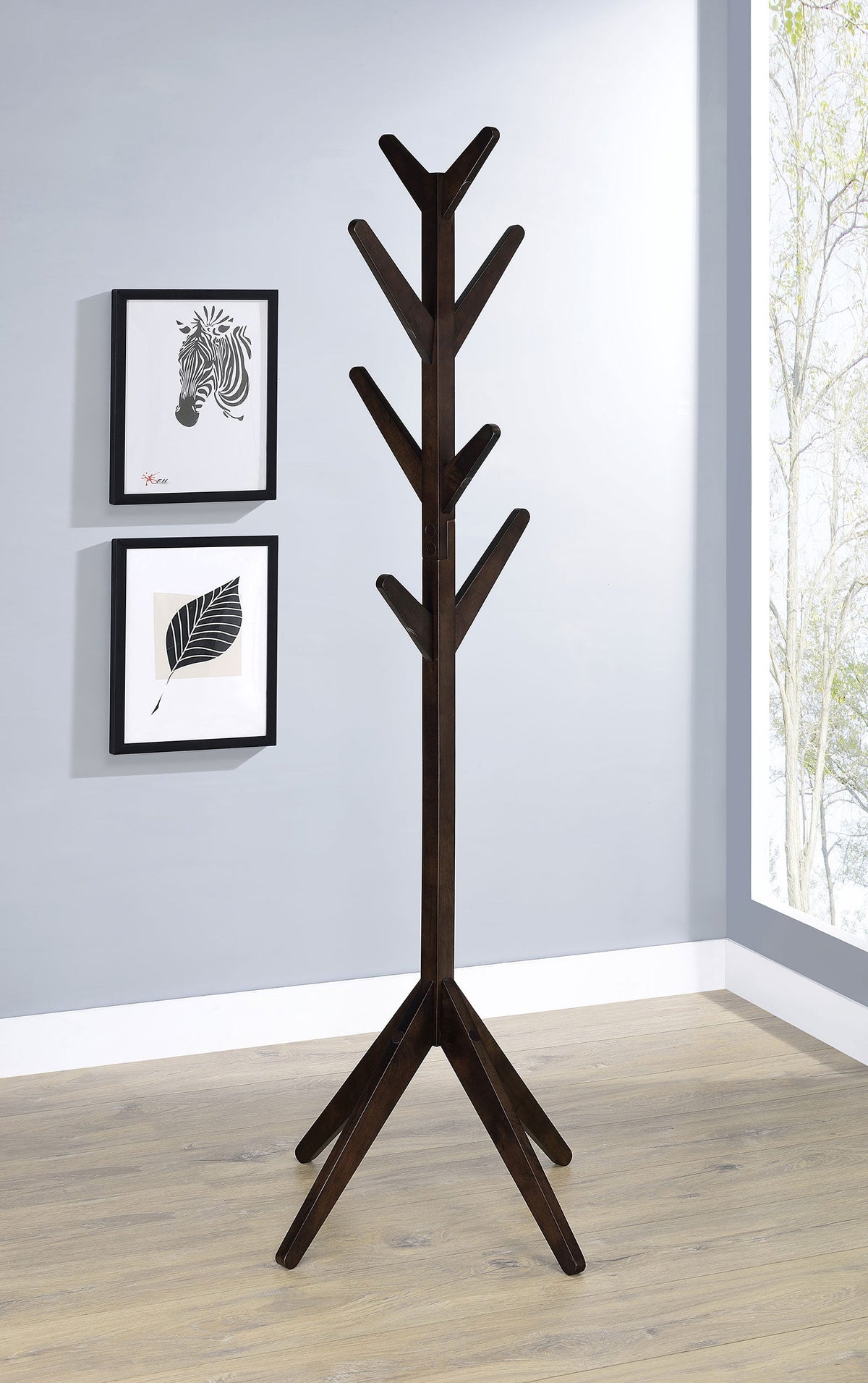 Margaret Solid Wood Coat Rack Clothing Hanger