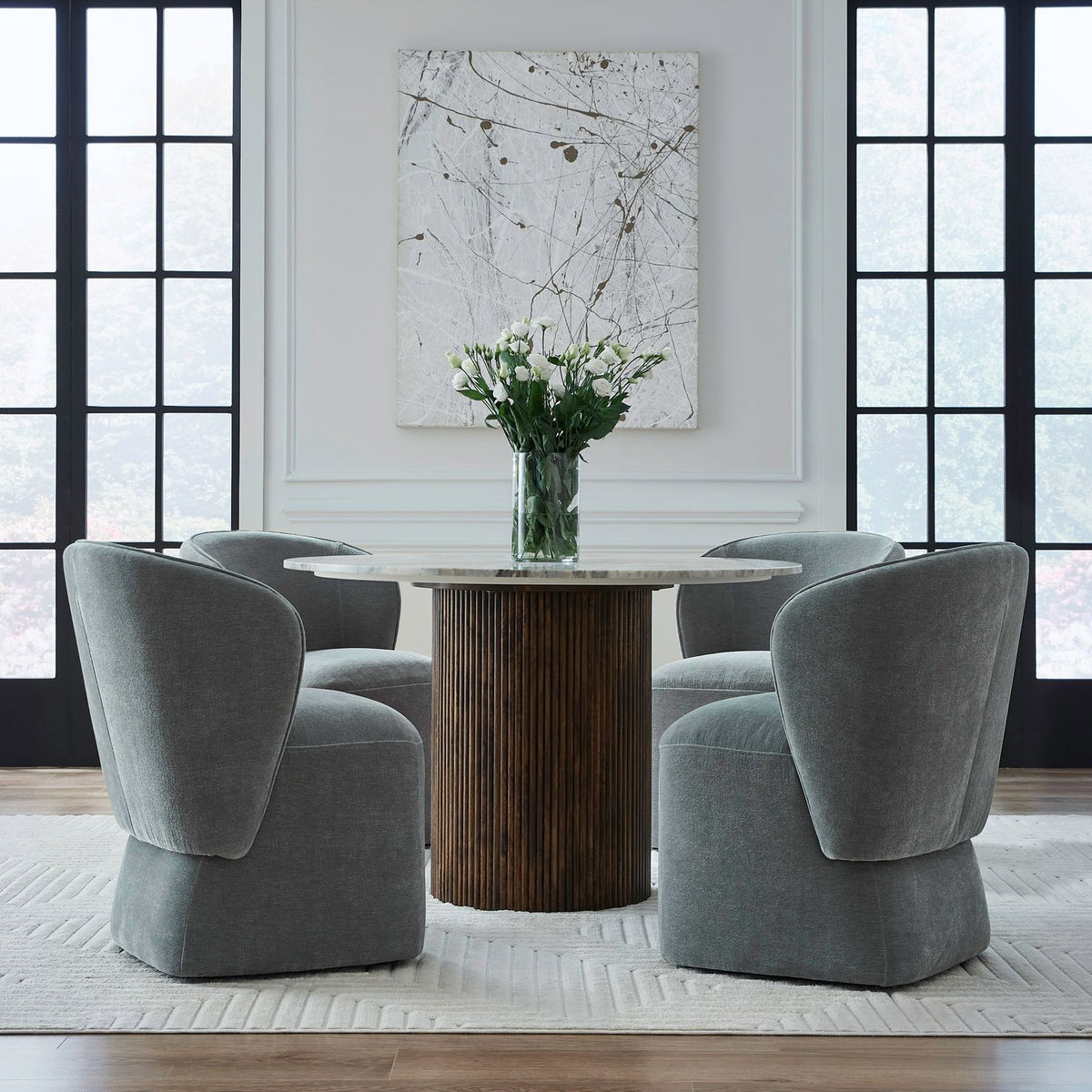 Accent Dining - Dining Chair With Casters