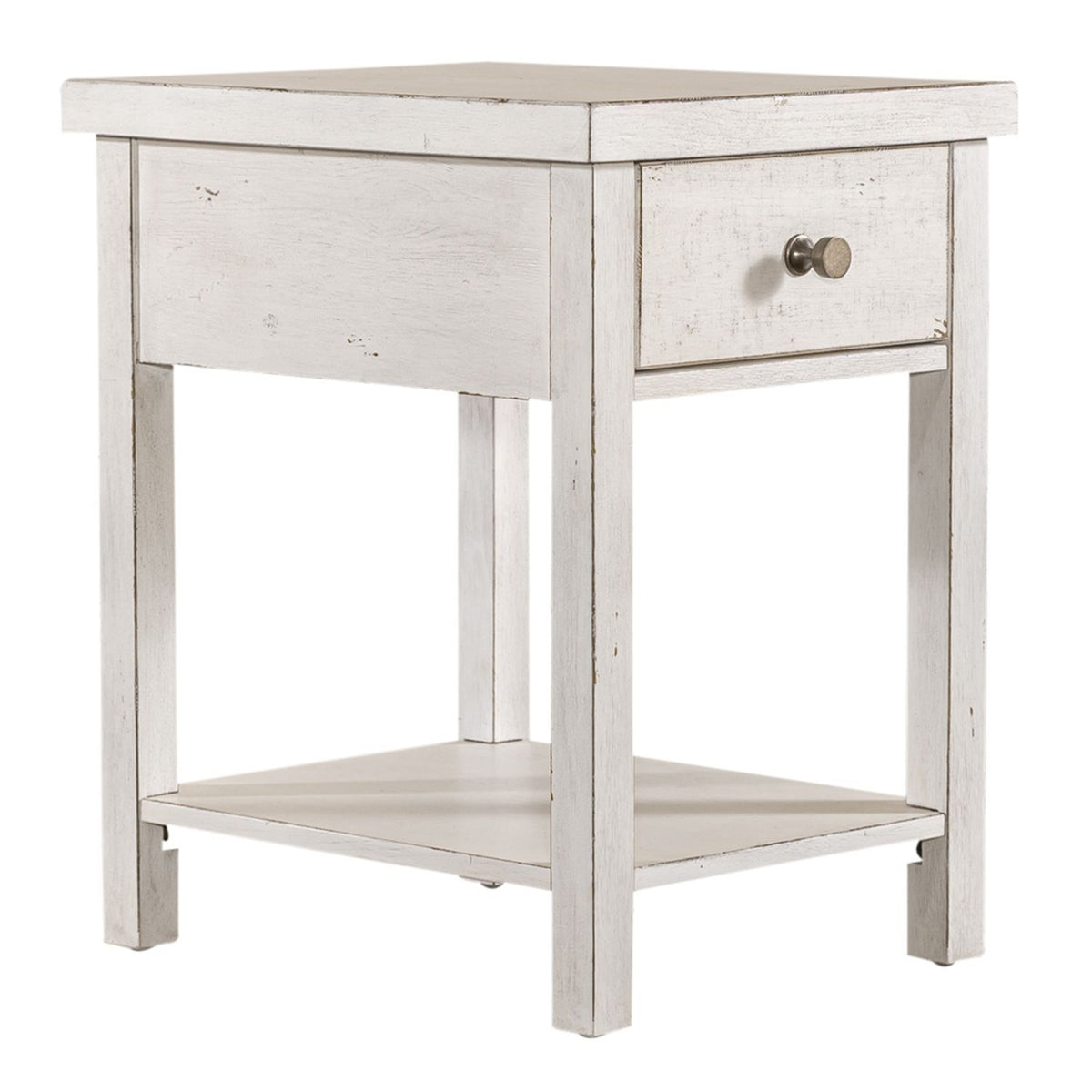 Modern Farmhouse - Drawer Chair Side Table