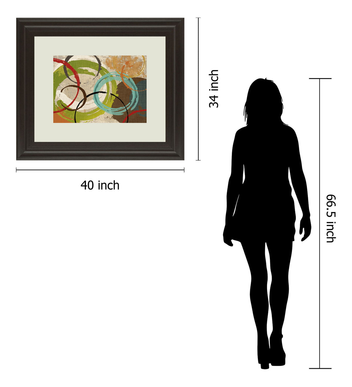Away We Go I By Katrina Craven - Framed Print Wall Art - Beige