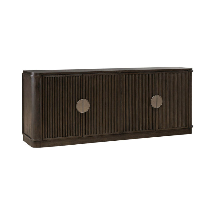 City View - 82" TV Console - Coffee Bean