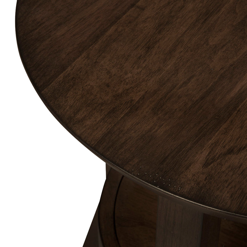 Ventura Blvd - Round End Table - Bronze Spice