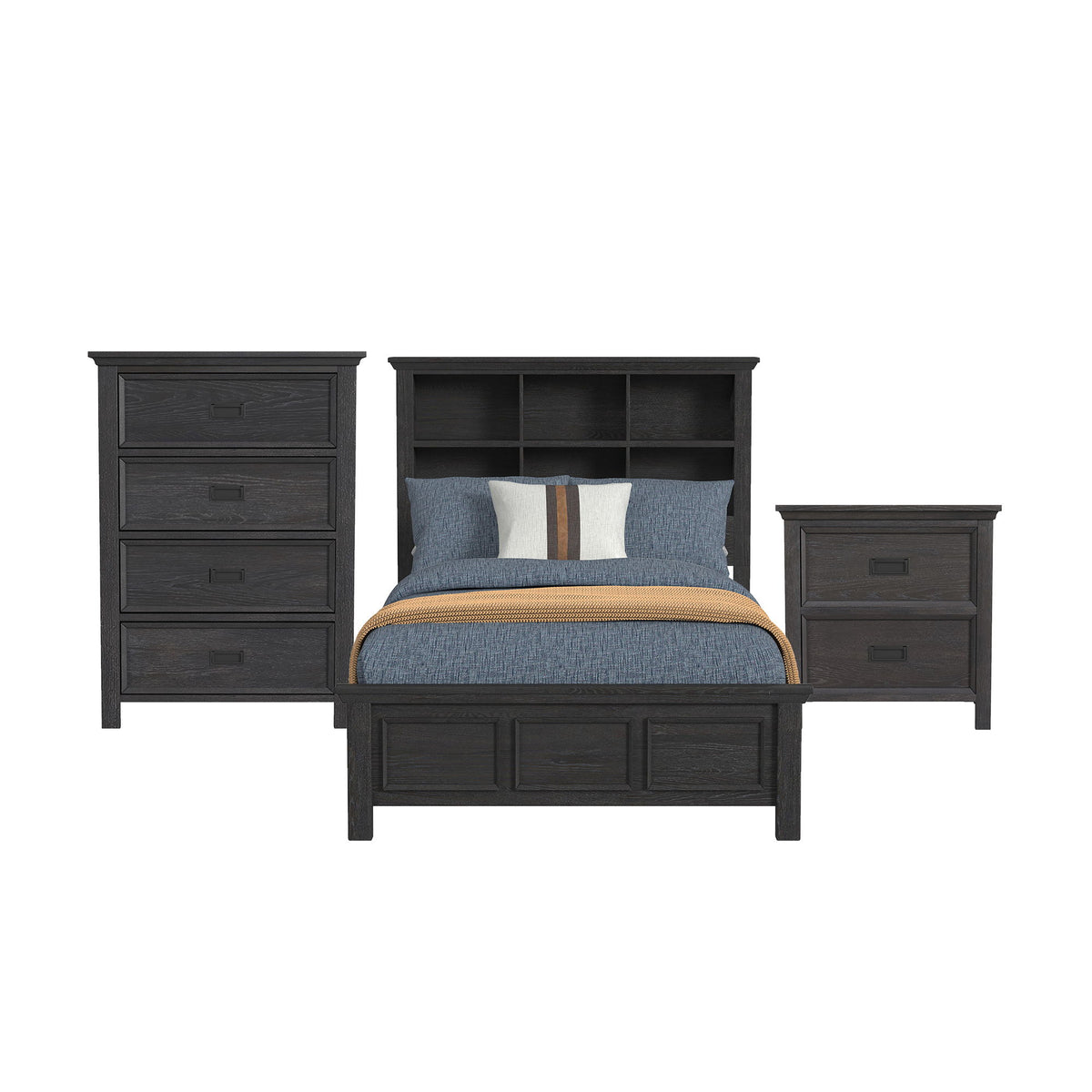 Hampton Kids - Bookcase Bedroom Set