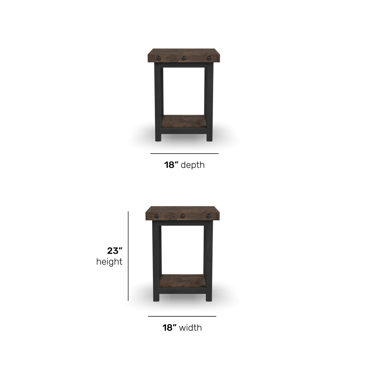 Flexsteel Carpenter Chairside Table